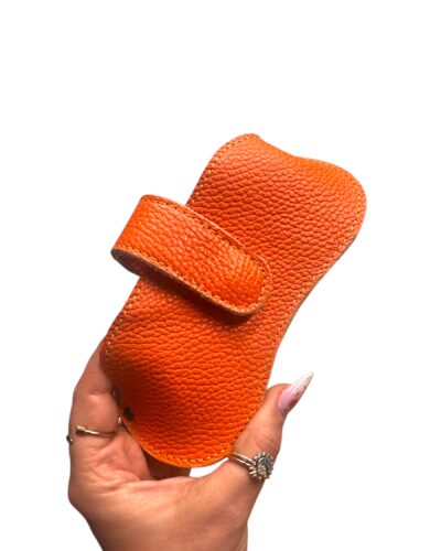 Porta occhiali arancio
